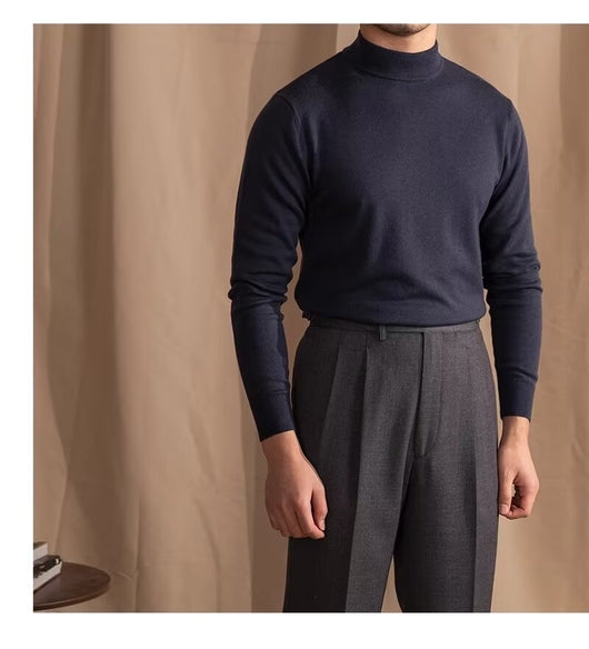 Suéter Cuello Alto Slim Fit Diario - Prenda Base Térmica Versátil - Image 13