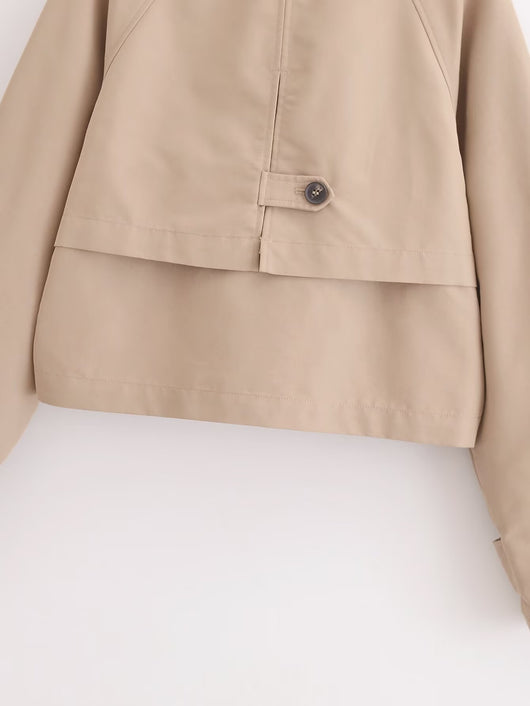 Gabardina Francesa Elegante para Mujer - Abrigo de Manga Larga Estilo Europeo - Image 21