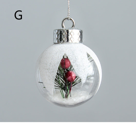 Bola de Navidad Decorativa 8cm - Plástico PET Pintado Premium - Image 28