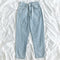Pantalón Vaquero Vintage Cintura Alta Slim Fit Lavado Claro