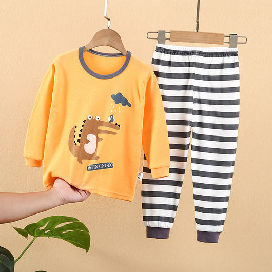 Pijama Infantil Estampado CUHK - Conjunto Cómodo para el Hogar - Image 23