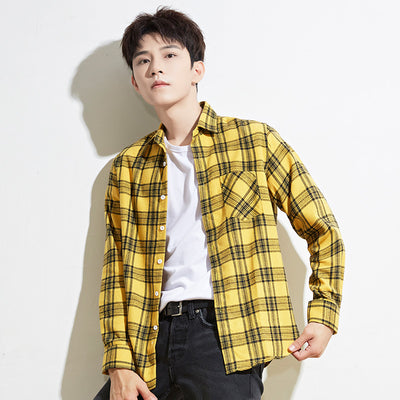 Camisa Casual de Cuadros para Hombre - Manga Larga - Image 2