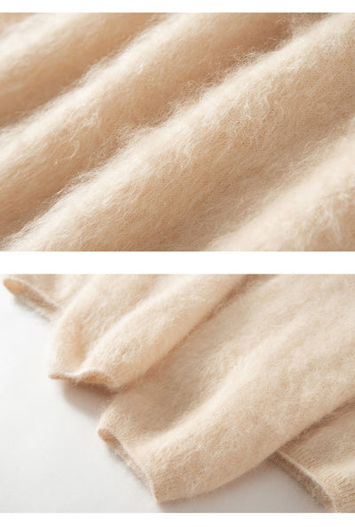 Suéter Holgado de Cuello V para Otoño e Invierno - Suave y Cómodo - Image 9