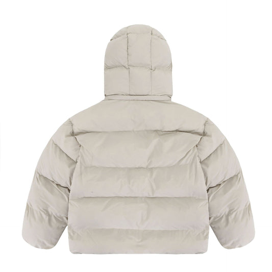 Chaqueta Corta Pesada con Capucha Desmontable - Image 2