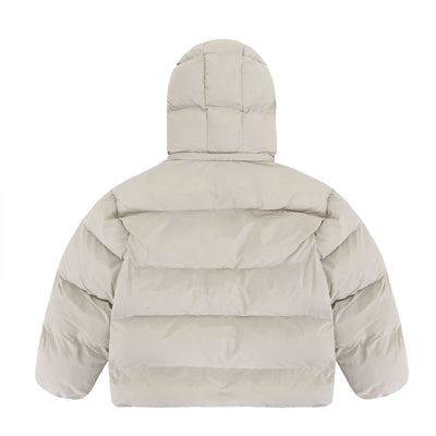 Chaqueta Corta Pesada con Capucha Desmontable - Image 2