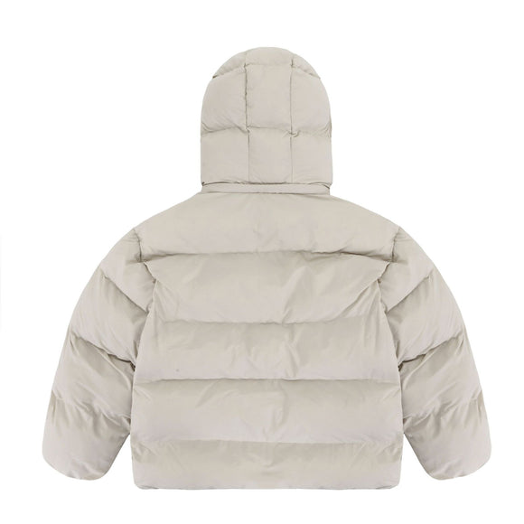 Chaqueta Corta Pesada con Capucha Desmontable