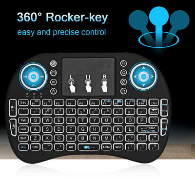 Teclado y Ratón Inalámbrico Retroiluminado I8 Mini 2.4GHz USB - Image 9