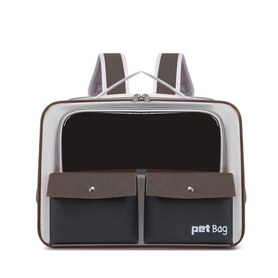 Mochila Transportadora para Gatos - Gran Capacidad, Respirable y Plegable - Image 7