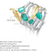 Designer Design Personalized Gem Inlaid Agate Ring