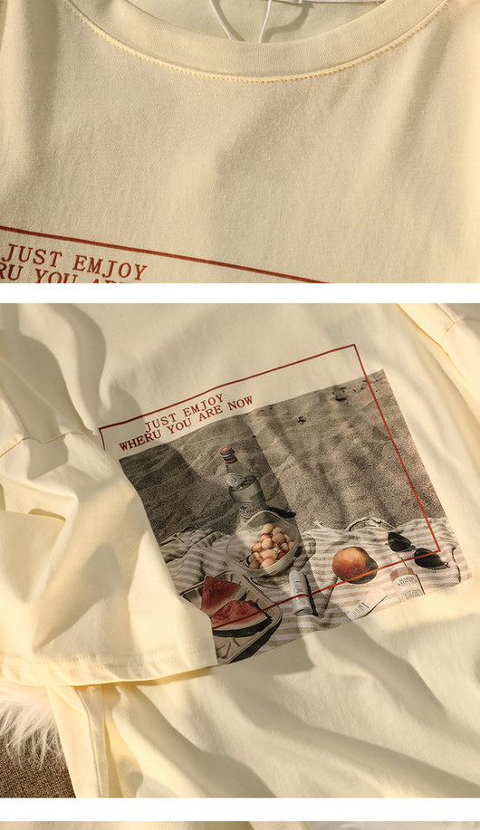 Camiseta Retro Nostálgica con Estampado Artístico Japonés - Image 13