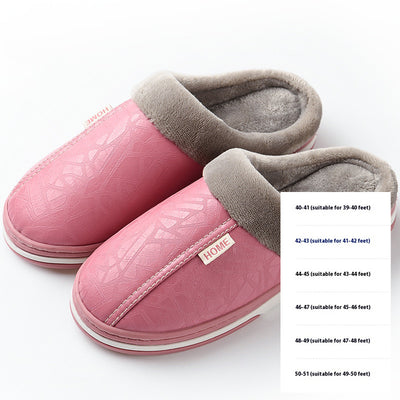Pantuflas de Algodón Impermeables con Suela PU - Image 10