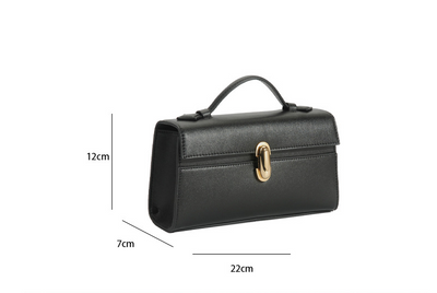 Bolso de Ante de Un Solo Asa - Cartera Cuadrada Compacta - Image 9