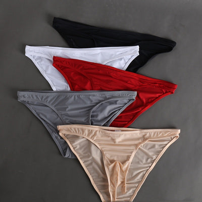 Calzoncillos Triangulares Transpirables de Cintura Baja para Hombre