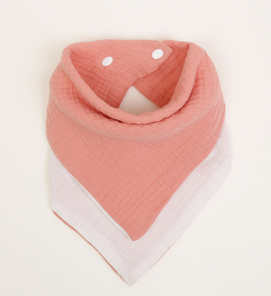 Pañuelo Triangular de Algodón Crepe para Bebé