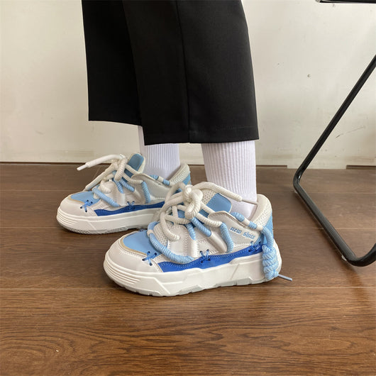 Zapatillas Plataforma Estilo Coreano para Mujer - Dad Shoes Versátiles - Image 7