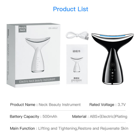 Dispositivo de Radiofrecuencia y Microcorriente para Rostro y Cuello con Terapia LED - Image 18