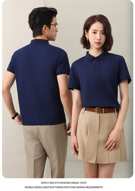 Polo de Trabajo Uniforme Grupo Ice Silk Color Sólido - Image 41