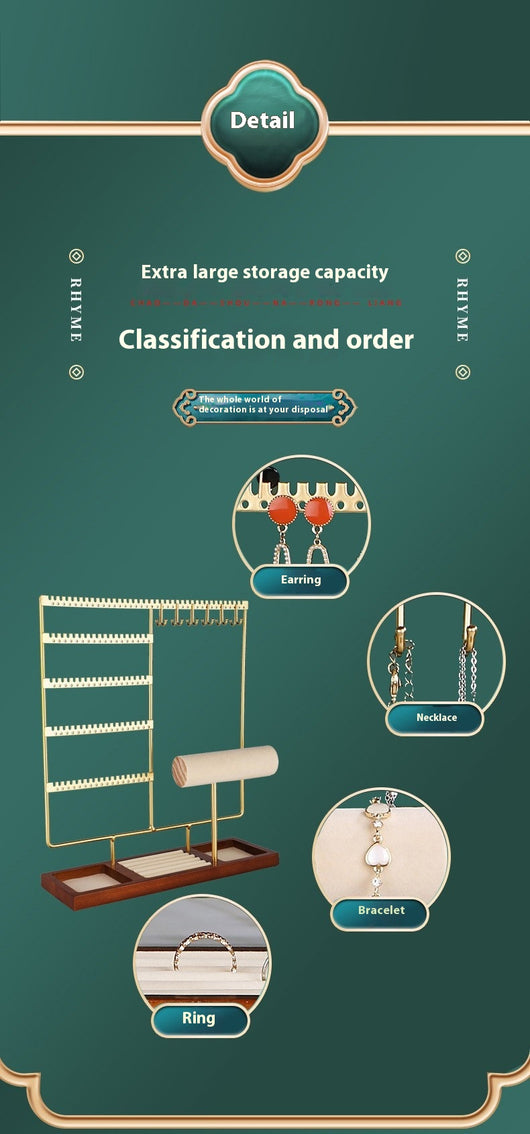 Organizador de Joyas Metálico - Soportes para Aretes, Collares y Anillos - Image 16
