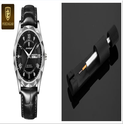 Reloj de Pulsera de Cuarzo Luxury para Hombre con Correa de Cuero - Image 42
