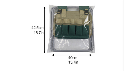 Taburete de Jardín Plegable con Bolsa Organizadora y Herramientas - Image 15