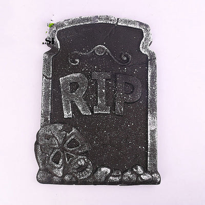 Lápida de Espuma Ecológica para Halloween - Decoración de Terror Sostenible - Image 2