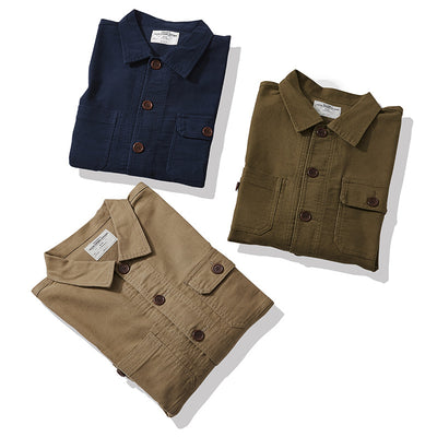 Chaqueta de Trabajo Francesa Multipocket para Hombre - Image 7