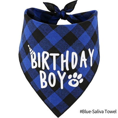 Pañuelo Triangular Escocés para Cumpleaños de Mascotas - Image 16