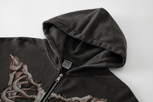 Cardigan Desgarrado Tide con Capucha - Chaqueta Sudadera Versátil - Image 13