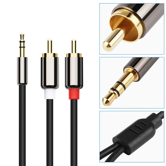 Cable de Audio Multifunción para PC, Móvil y Altavoces - Image 10