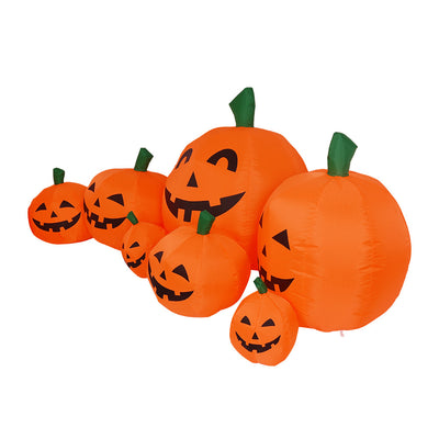 Fantasma Inflable Halloween con Rodajas de Calabaza para Exterior - Image 8