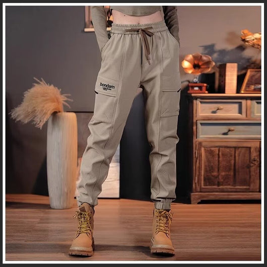 Pantalones Harem Tobilleros Ajustables Estilo Urbano - Image 5