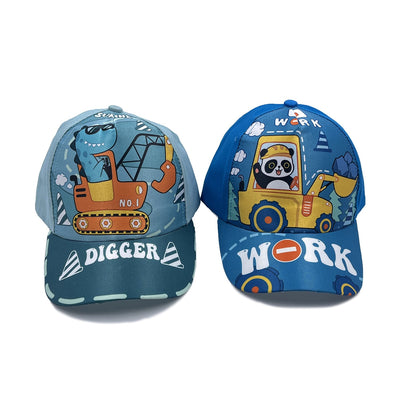 Gorra de Béisbol Infantil de Dibujos Animados con Excavadora - Image 18