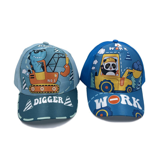 Gorra de Béisbol Infantil de Dibujos Animados con Excavadora - Image 18