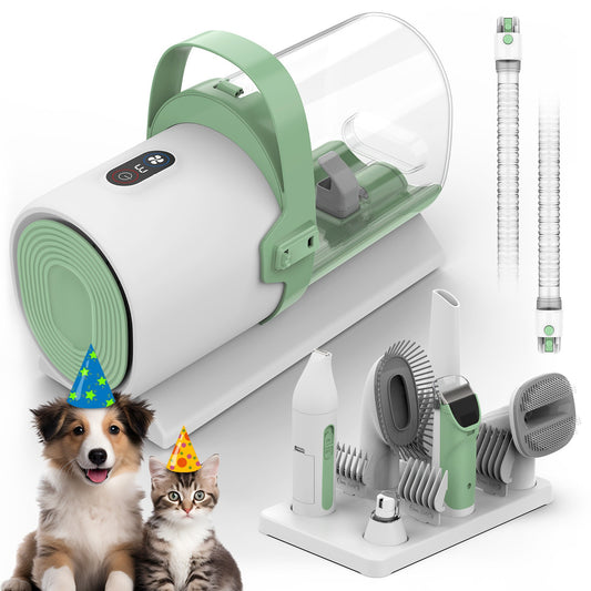 Aspiradora de Pelo para Mascotas - Sistema 2 en 1 de Succión y Extracción