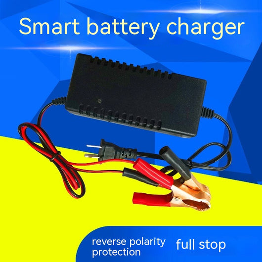 Cargador Inteligente 12V 3A para Motos y Vehículos Eléctricos