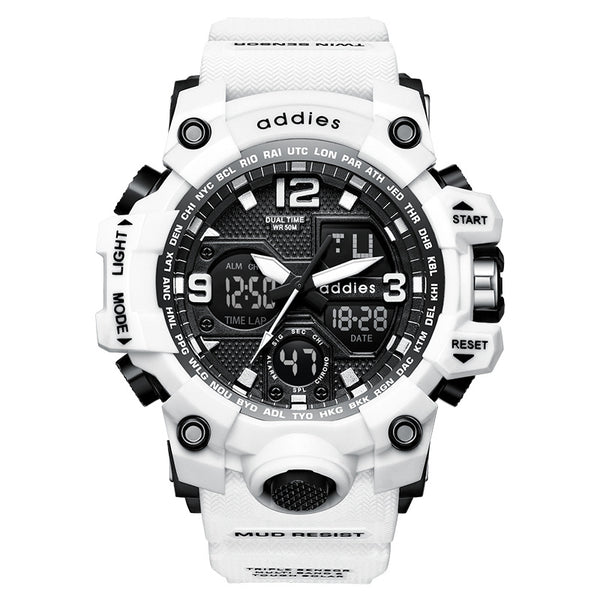 Reloj Deportivo Digital Estudiante Pantalla Dual Multifunción