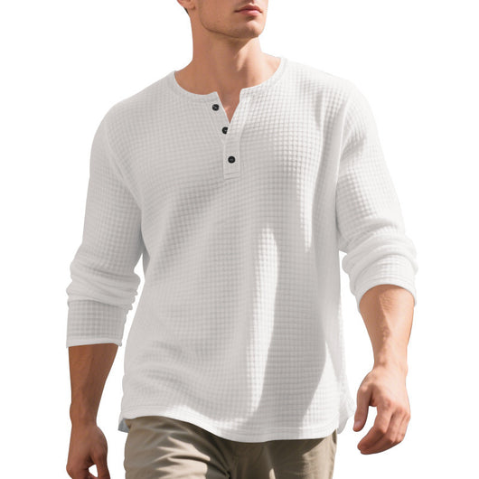Camiseta Manga Larga Henry Estilo Retro - Image 32