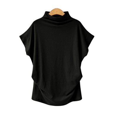 Blusa Cuello Alto con Mangas Murciélago - Image 14