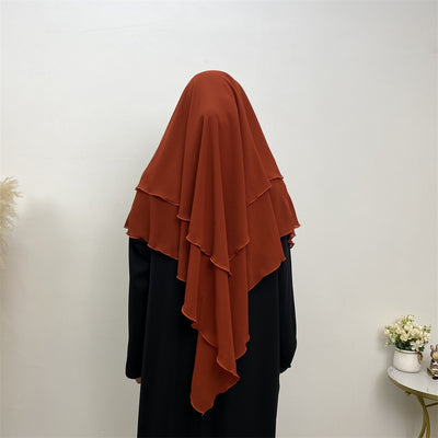Turbante Chifón Liso Doble Capa - Elegancia y Comodidad - Image 17