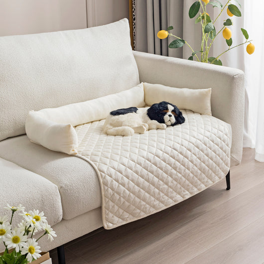 Sofá Cama para Perros Grandes - Cojín Térmico Ortopédico con Protector de Muebles - Image 6