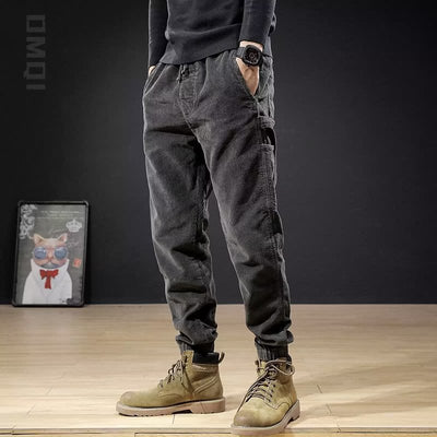 Pantalones de Pana Holgados Talla Grande para Hombre - Image 6