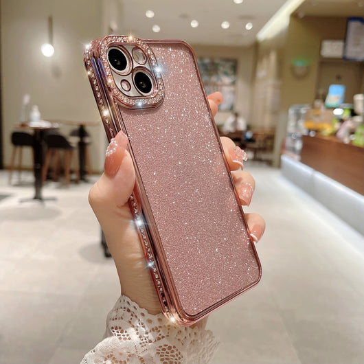 Funda Protectora Transparente con Brillo y Cristales Electrochapados - Image 8