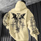 Sudadera Hombre con Estampado 3D Digital Alas de Ángel
