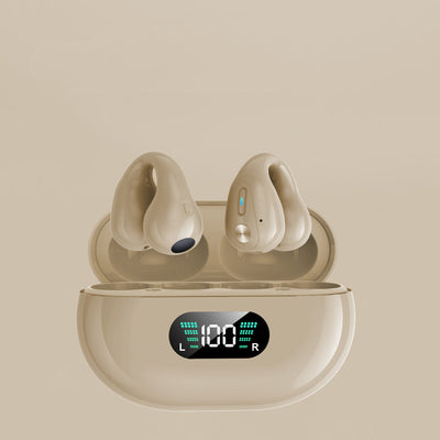 Auriculares de Conducción Ósea TWS Bluetooth 5.3 con Clip de Oreja y Control Táctil - Image 9