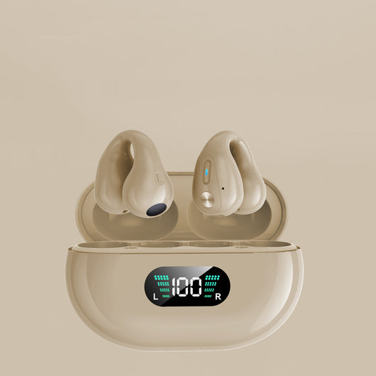 Auriculares de Conducción Ósea TWS Bluetooth 5.3 con Clip de Oreja y Control Táctil - Image 9