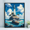 F 175 Cape Lighthouse 30 X 40 Cm Tight Inner Frame