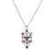 Hidden Plateado Pendant Energy Stone Necklace Yoga Plateado C