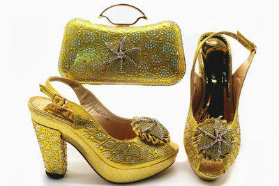 Zapatos de Tacón Grueso Elegante para Bodas y Eventos Especiales - Image 8