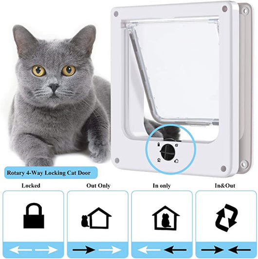 Puerta para Gatos y Perros con Cierre Magnético y Bloqueo Rotatorio - Image 23