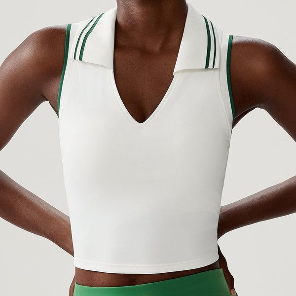 Chaleco Deportivo Talla Grande con Soporte de Pecho y Cuello Alto